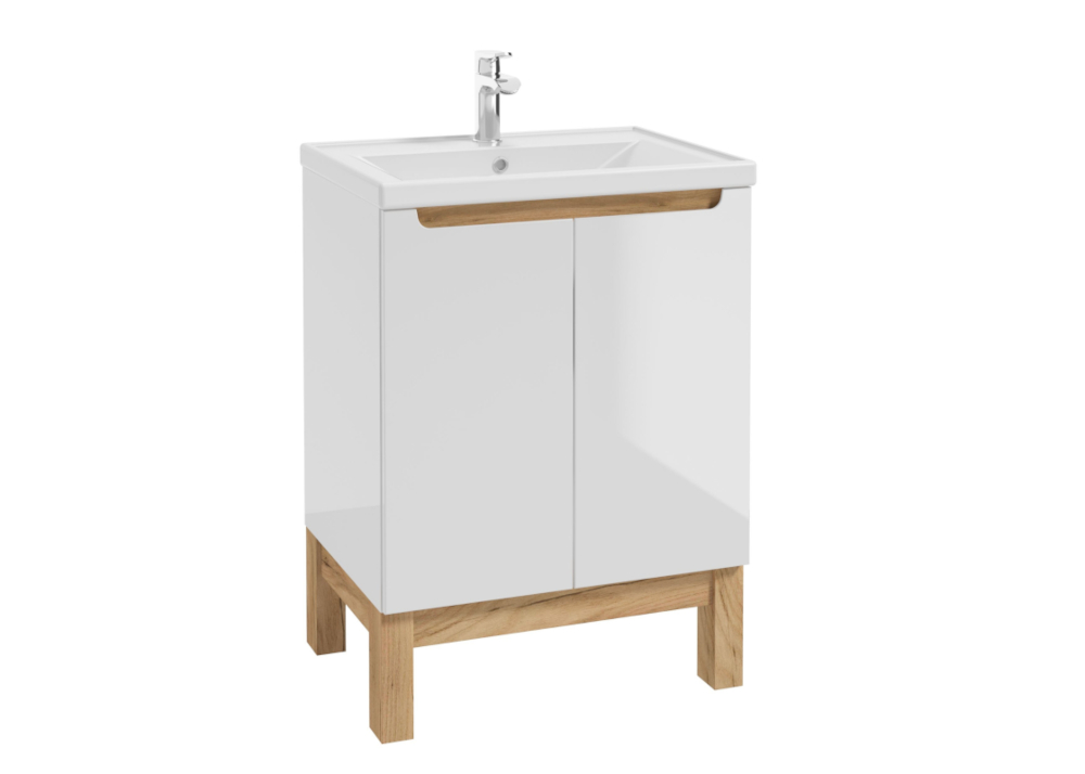 Valamukapp Space 60cm valge/tamm 47118