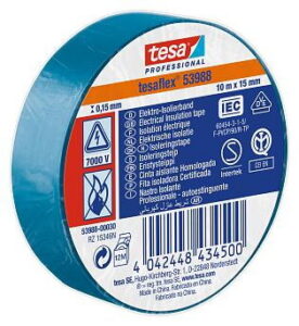 PVC isoleerteip sinine 20mx19mm 53948-00022-25 (10)