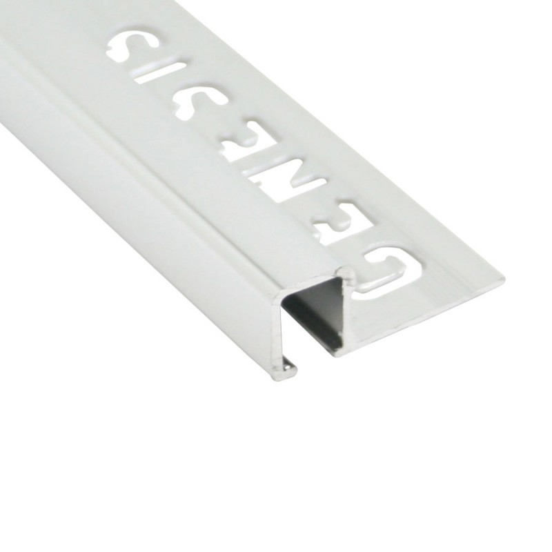 Plaadiliist 8x8mmx2,5m TDG084.81 matt silver 4846