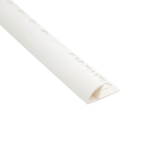 Plaadiliist valge plastik 10x2500mm 405003