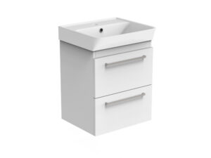 Valamukapp BIANCO 45cm sahtlitega, valge B45AKV