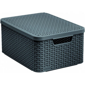 Kast kaanega Style M 18l, hall 205849