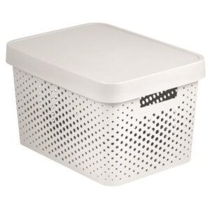 Kast kaanega Infinity 17l, valge 229153