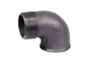 Põlv 1½" vk-sk must 45510