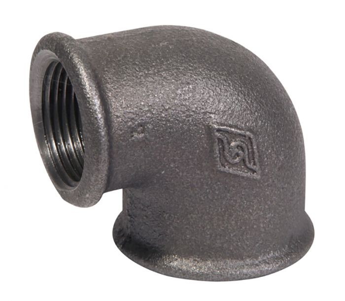 Põlv 1½" sk-sk must 2124008