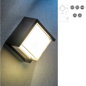 Fassaadivalgusti CANTI LED 12W, 4000K, 1000lm, IP65 hall GTVLD-CANTI12WKW-15