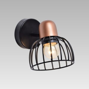 Kohtvalgusti BASKET E27 must/vask PR75462