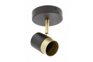Kohtvalgusti ORIO GU10 suunatav, must/kuld, max 50W GTVOS-ORI-GU10-10