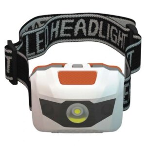 Pealamp 1W LED+2xpunane LED, 60lm, 3xAAA
