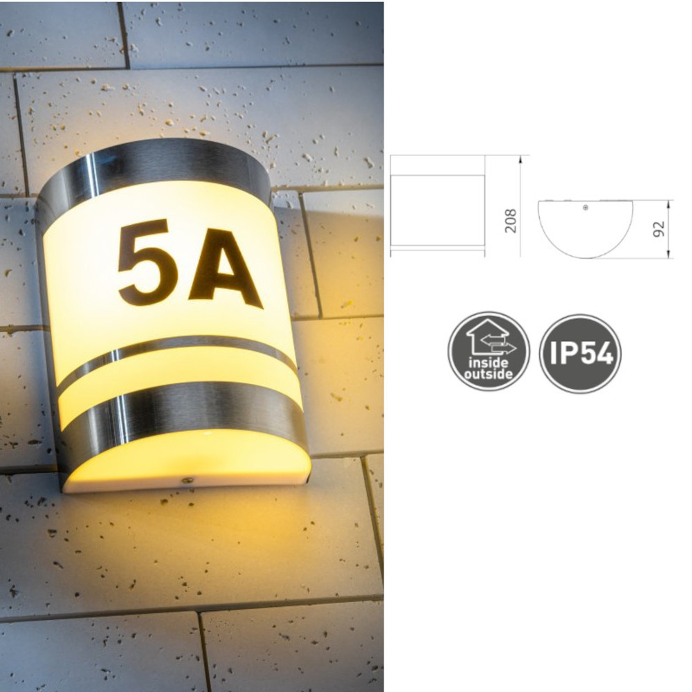 Fassaadivalgusti ESO 11W, E27, IP54 RV teras GTVOS-ESOE2711-80