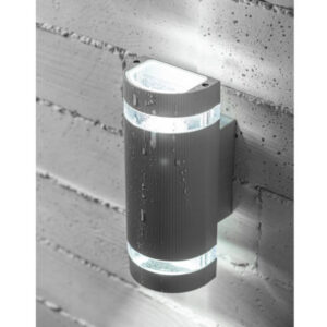 Fassaadivalgusti SILVA 2x50W, GU10, IP54 must GTVLD-SILVAGU10D-20