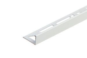 Plaadiliist 10mmx2,5m valge L-alumiinium 404560