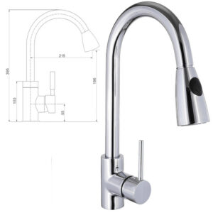 Köögisegisti koos väljatõmmatava dušiga MG2056 7103203