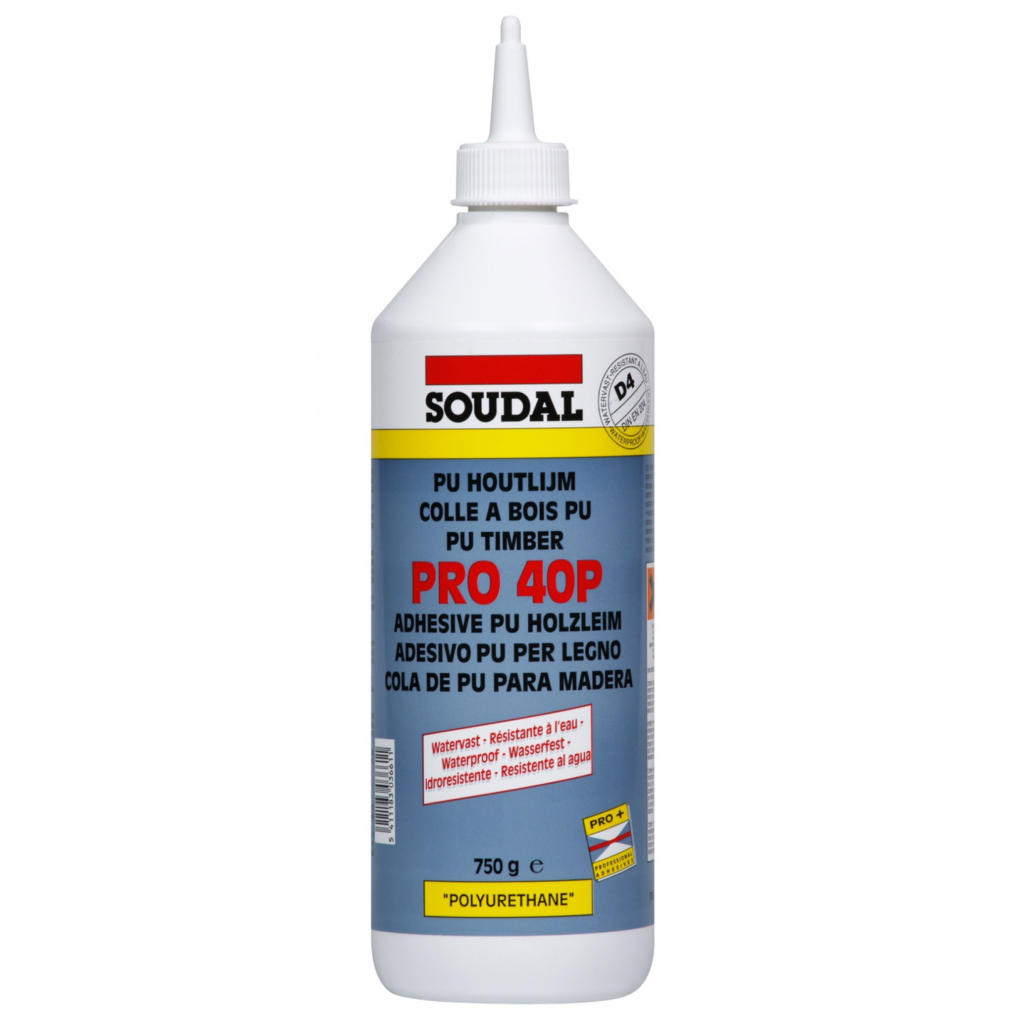Soudal PRO 40P PU liim 750ml 108766