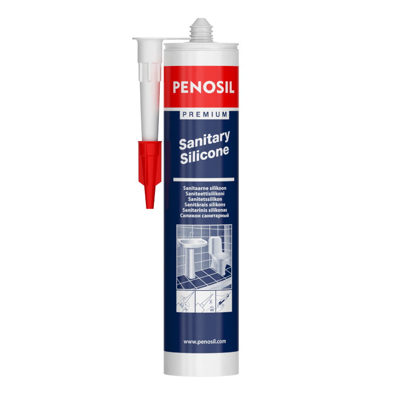 Penosil sanitaarsilikoon valge 313C 300ml H4503 (12)