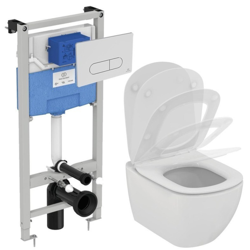 WC süsteem Ideal Standard (pott+raam+nupp) 34305