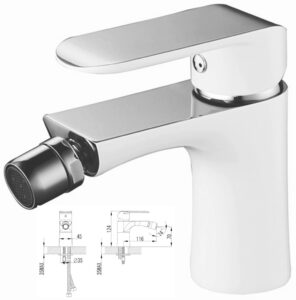 Bideesegisti Vento Ravena valge/kroom RV43146W 35232
