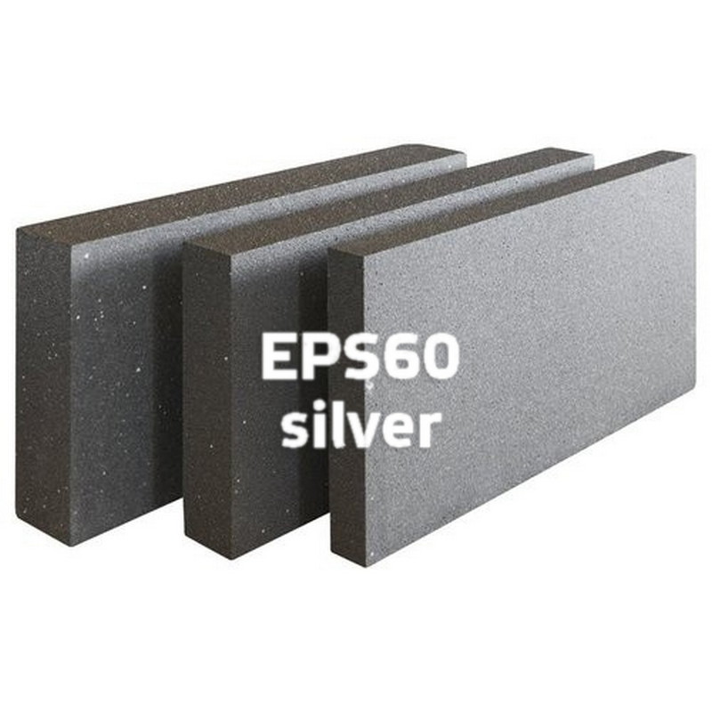 Vahtpolüstüreen EPS60 Silver 150x600x1000 4tk/pk