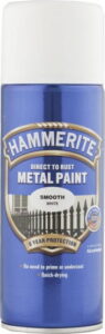 Aerosoolvärv Hammerite 0,4L valge Smooth 500212986