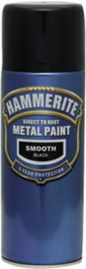 Aerosoolvärv Hammerite 0,4L must Smooth 500210044