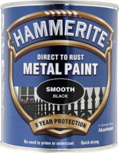 Värv Hammerite 0,25L must Smooth 500553032