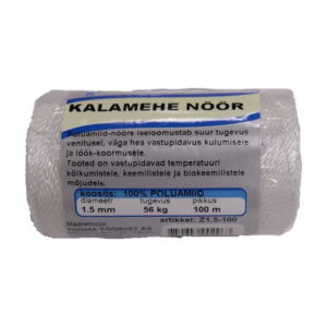 Kalamehe nöör polüamiid 1,5mm 100m 18-Z1,5/100