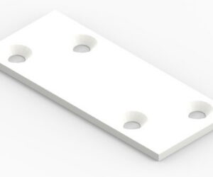 Plaat 60x25x2,0 fers.valge 5tk 74636