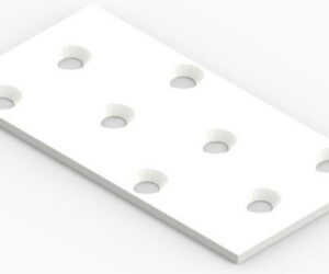 Plaat 80x40x2,0 fers.valge 5tk 74616