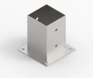 Postijalg 100x100 L150mm alusplaadiga B tüüp 73805
