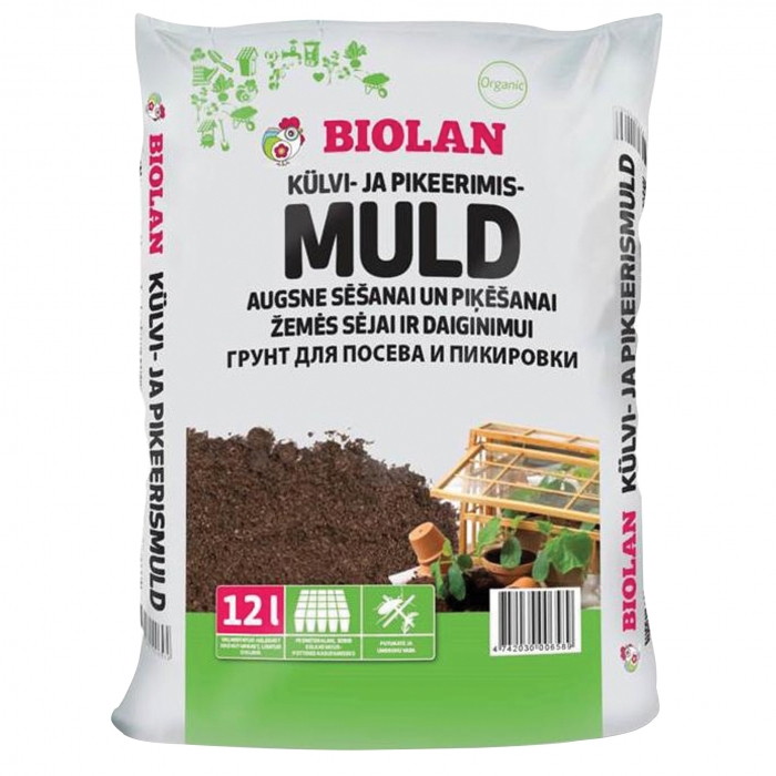 Külvi-ja pikeerimismuld Biolan 12L