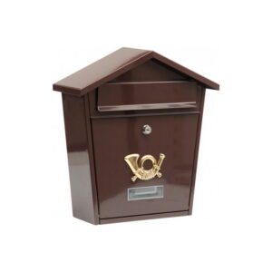 Postkast 38x32x10,5 pruun 16-78582
