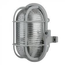 Valgusti ovaalne hall 60W, IP44, E27 17291S