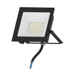 LED prožektor 30W, 3600lm, 4000K, IP65, must 17093S