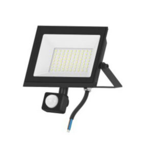 LED prožektor 30W, IP44, 2400Lm, 4000K liikumisanduriga must 870-30S