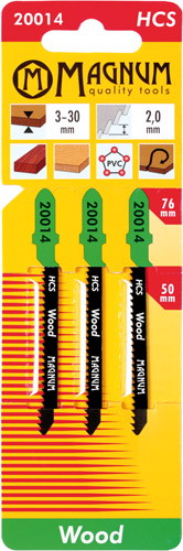 Tikksaeterad Magnum 20014 3tk HCS 2,0/76mm