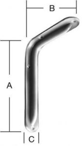 Riiulikandur 345x230mm hall 155350TI