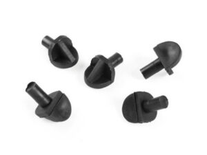 Riiulihoidja 5mm must 10tk/pk