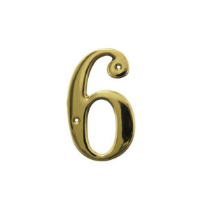 Number 6 plastik ME 50mm NUM 6 Pl/ME