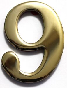 Number 9 plastik ME 50mm NUM 9 Pl/ME