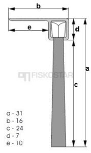 Harjastihend F3/24 3m AL