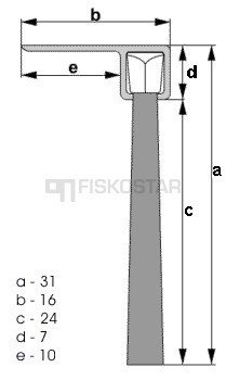 Harjastihend F3/24 3m AL