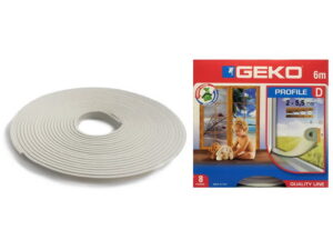 D-tihend valge 9x6mm 6m TE022-66