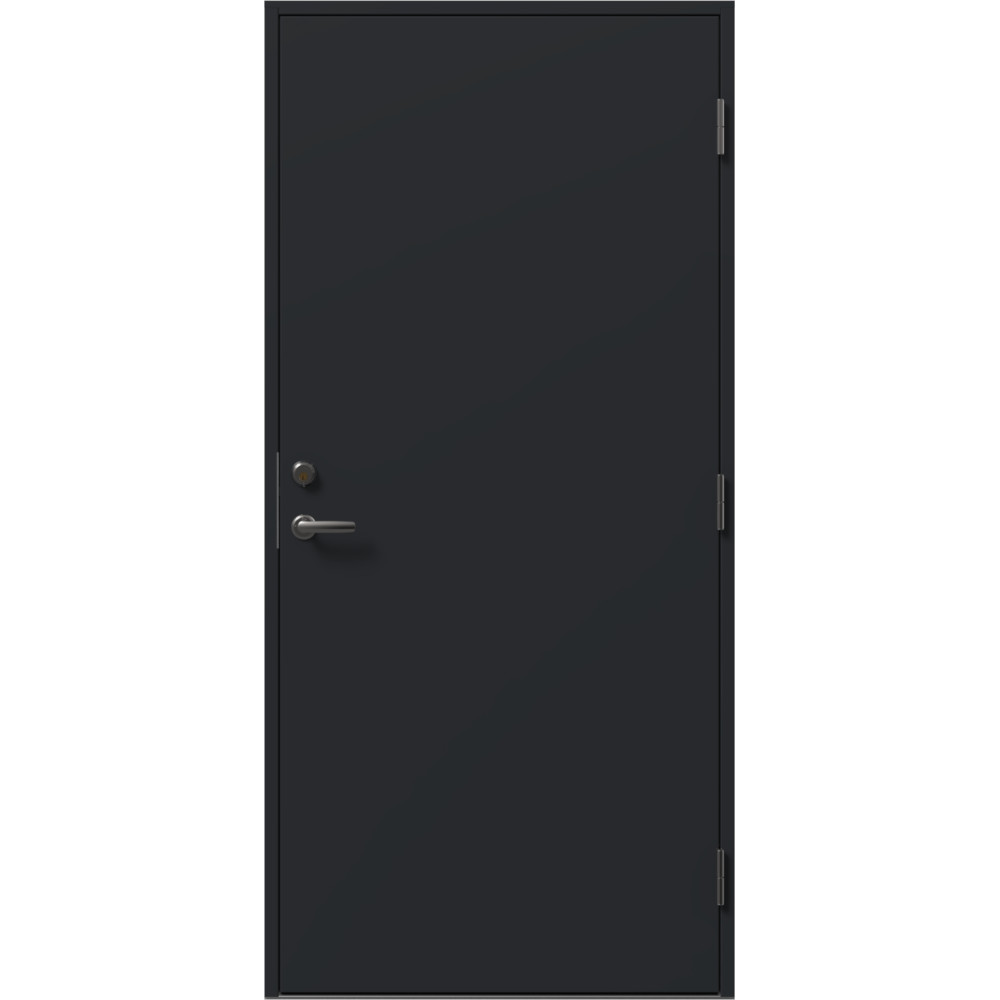Välisuks Signe 10x21 tumehall, parem 9989269