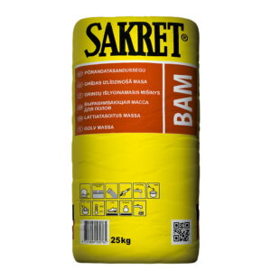 Tasandussegu Sakret BAM 25kg põrandale