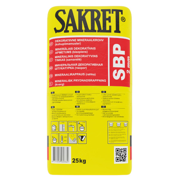 Krohv Sakret SBP 2mm 25kg