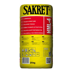 Lubikrohv Sakret HML4 25 kg kiuga