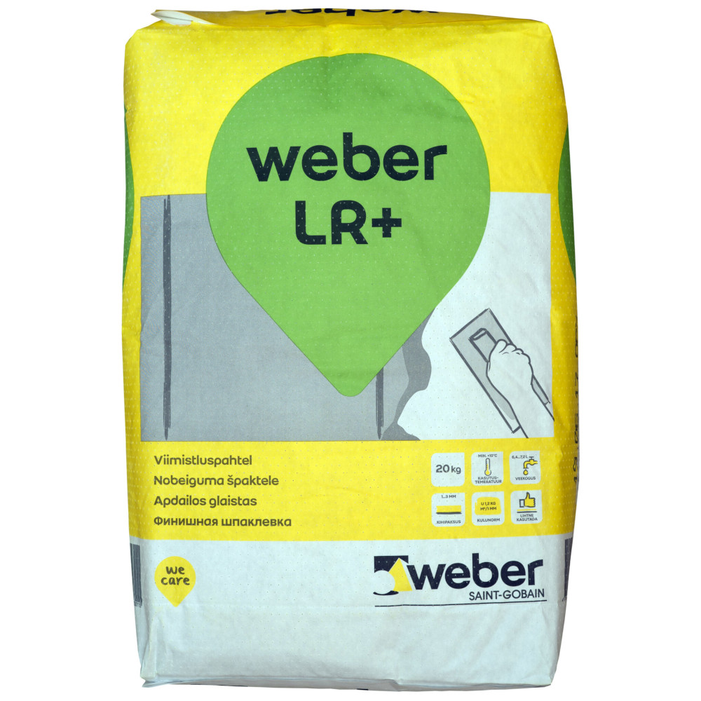 Viimistuspahtel Weber Vetonit LR plus 20kg 1014898