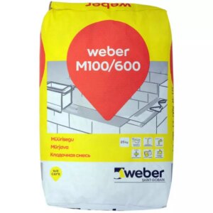 Müürisegu Weber M100/600 25kg 1000209