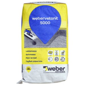 Põrandasegu Weber 5000 20kg 1013848