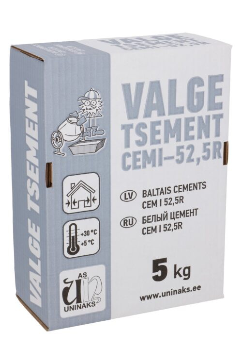 Tsement valge Uninaks 5kg